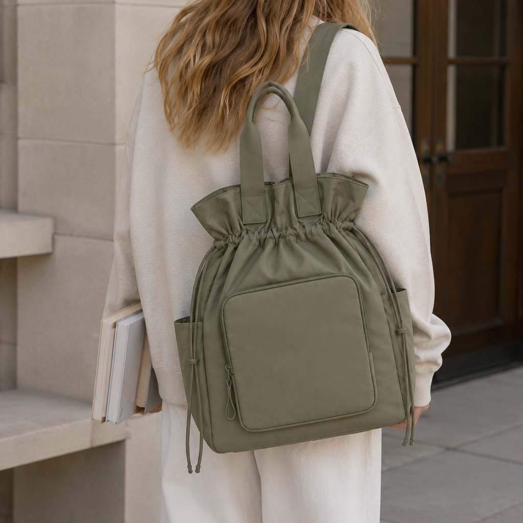M-952.1 SoftCarry Drawstring Tote Backpack M-952